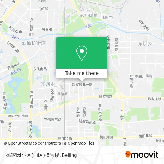 姚家园小区(西区)-5号楼 map