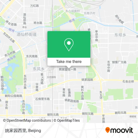 姚家园西里 map