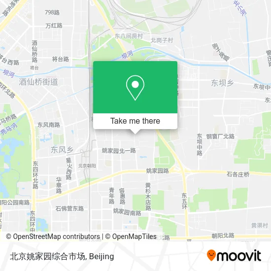 北京姚家园综合市场 map