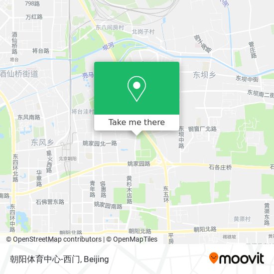 朝阳体育中心-西门 map