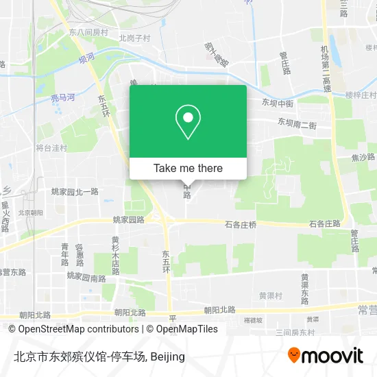 北京市东郊殡仪馆-停车场 map