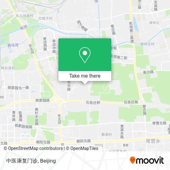 中医康复门诊 map