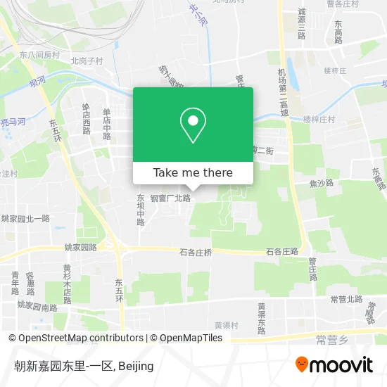 朝新嘉园东里-一区 map
