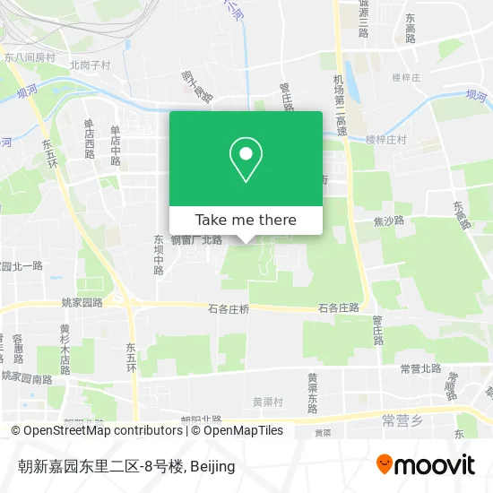 朝新嘉园东里二区-8号楼 map