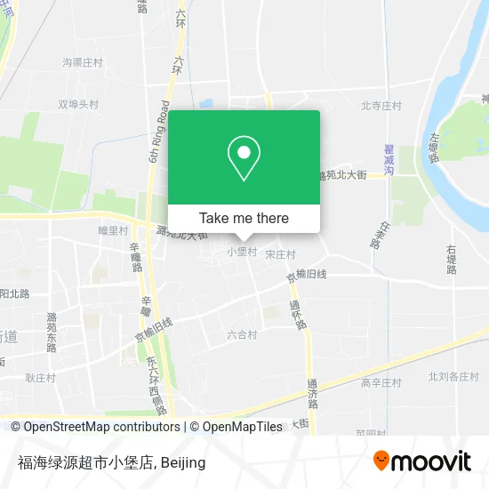 福海绿源超市小堡店 map