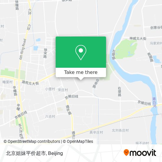 北京姐妹平价超市 map