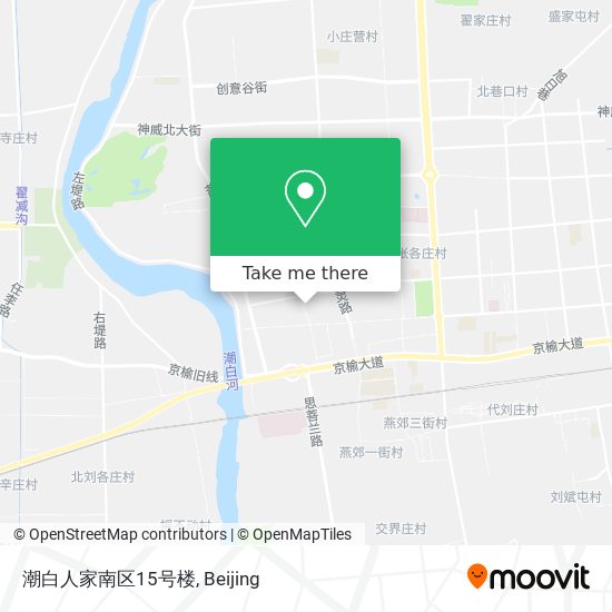 潮白人家南区15号楼 map