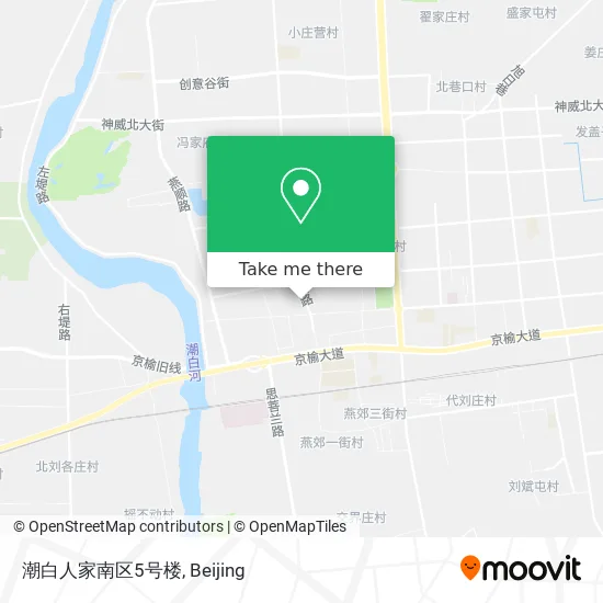 潮白人家南区5号楼 map