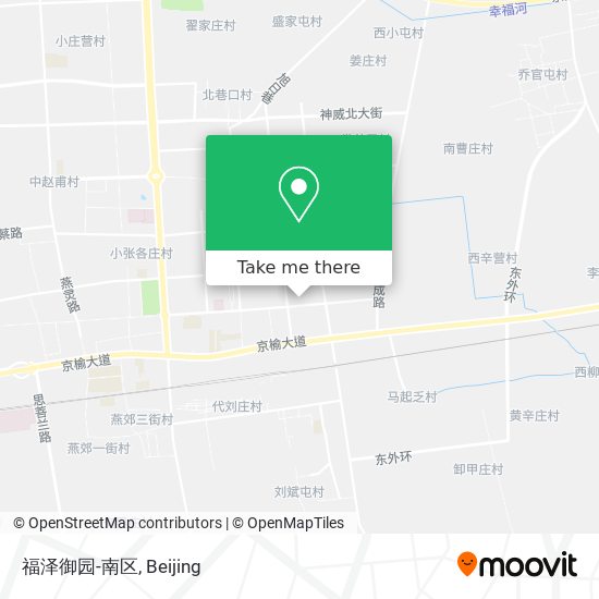 福泽御园-南区 map