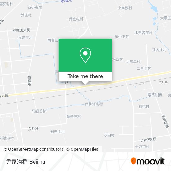 尹家沟桥 map