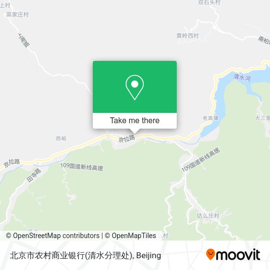 北京市农村商业银行(清水分理处) map
