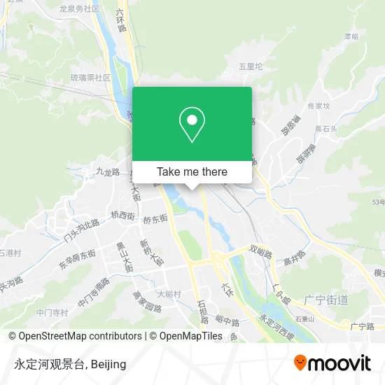 永定河观景台 map