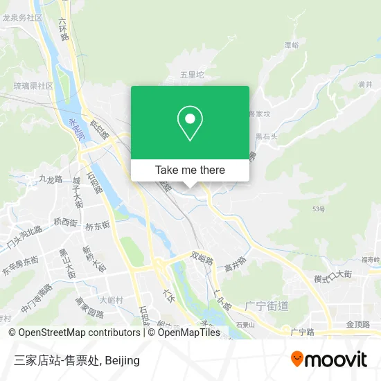 三家店站-售票处 map