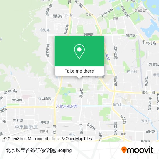 北京珠宝首饰研修学院 map