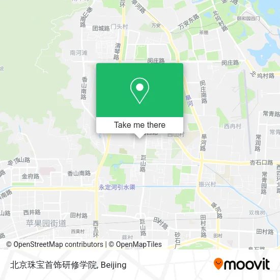 北京珠宝首饰研修学院 map