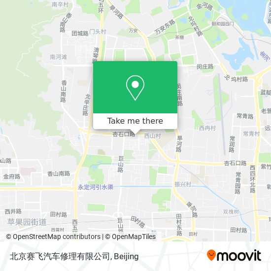 北京赛飞汽车修理有限公司 map