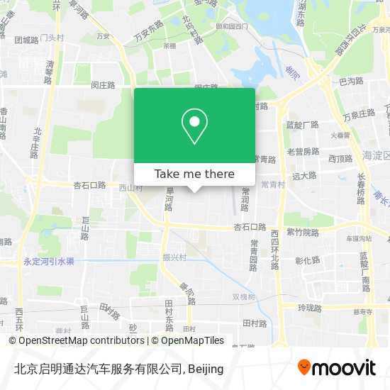 北京启明通达汽车服务有限公司 map