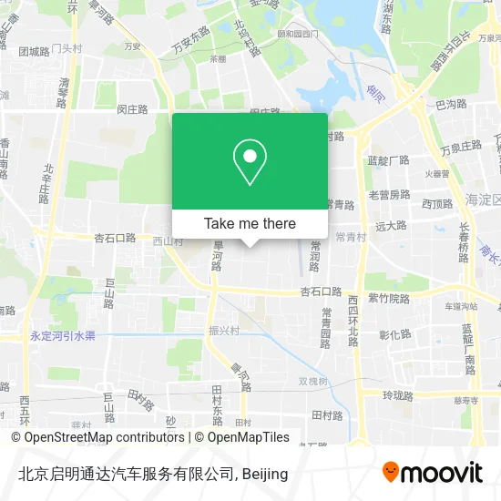 北京启明通达汽车服务有限公司 map