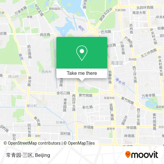 常青园-三区 map