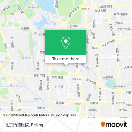 北京怡德医院 map
