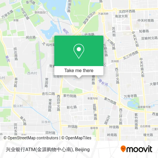 兴业银行ATM(金源购物中心南) map
