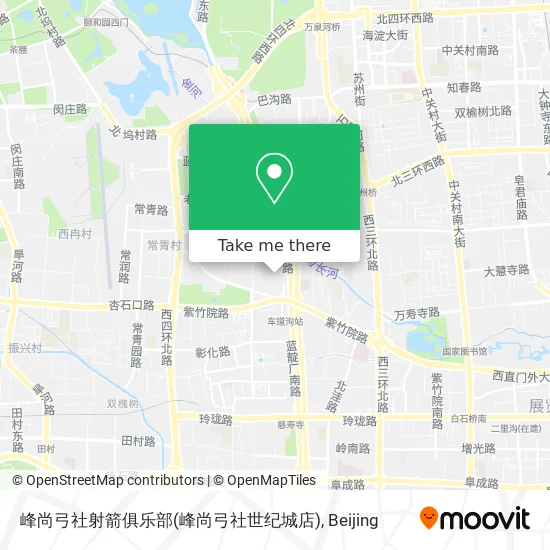 峰尚弓社射箭俱乐部(峰尚弓社世纪城店) map