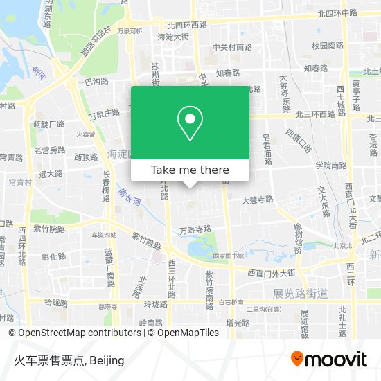火车票售票点 map