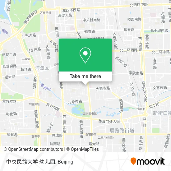 中央民族大学-幼儿园 map