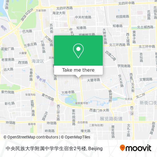 中央民族大学附属中学学生宿舍2号楼 map