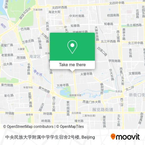 中央民族大学附属中学学生宿舍2号楼 map