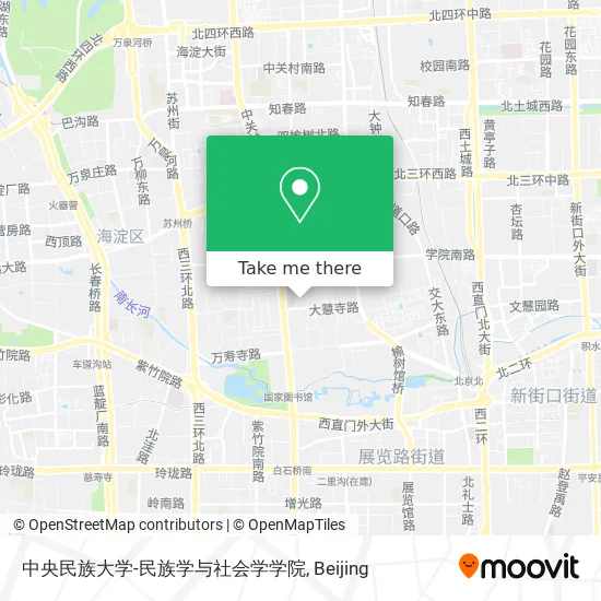 中央民族大学-民族学与社会学学院 map