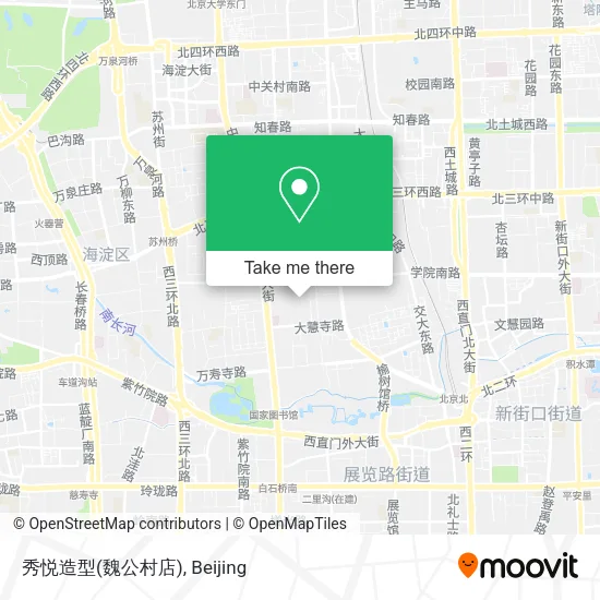 秀悦造型(魏公村店) map