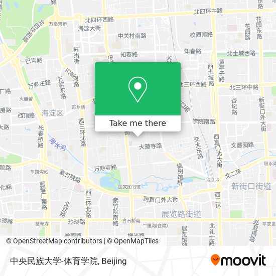 中央民族大学-体育学院 map