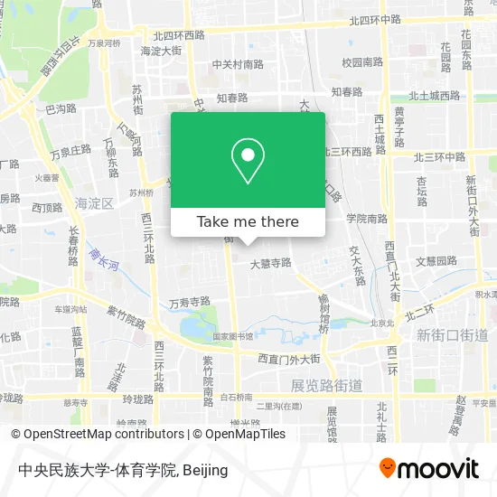 中央民族大学-体育学院 map