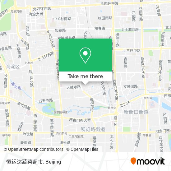 恒运达蔬菜超市 map