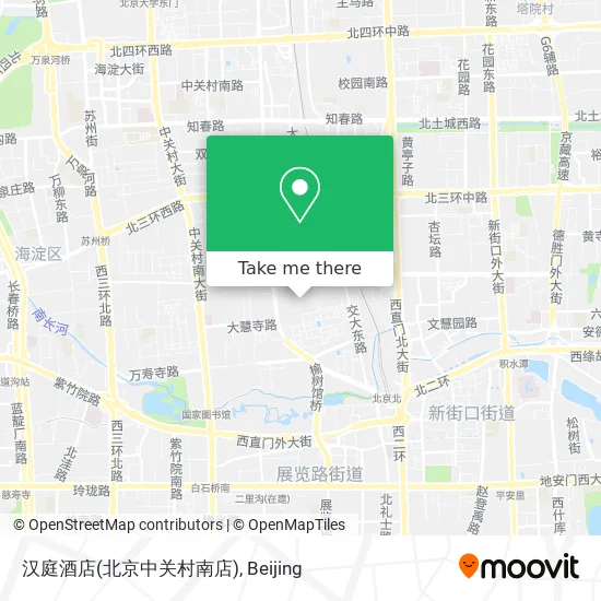 汉庭酒店(北京中关村南店) map