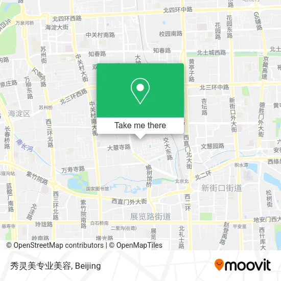 秀灵美专业美容 map