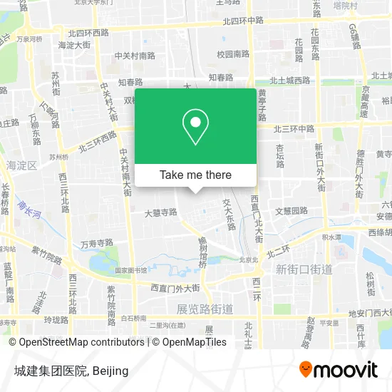 城建集团医院 map