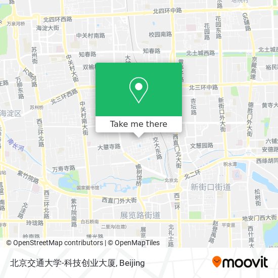 北京交通大学-科技创业大厦 map