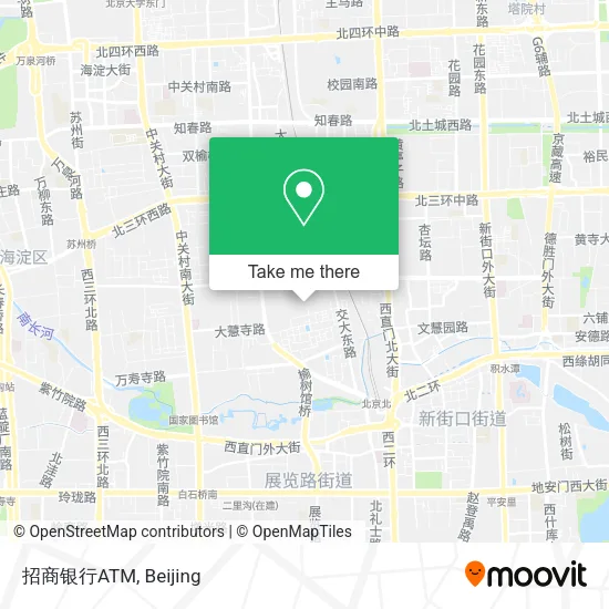 招商银行ATM map