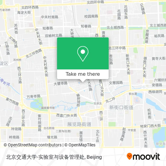 北京交通大学-实验室与设备管理处 map