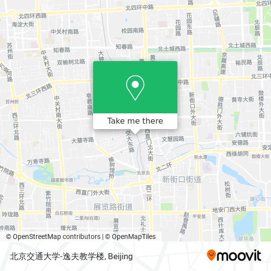 北京交通大学-逸夫教学楼 map