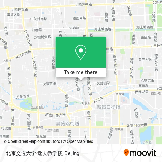 北京交通大学-逸夫教学楼 map
