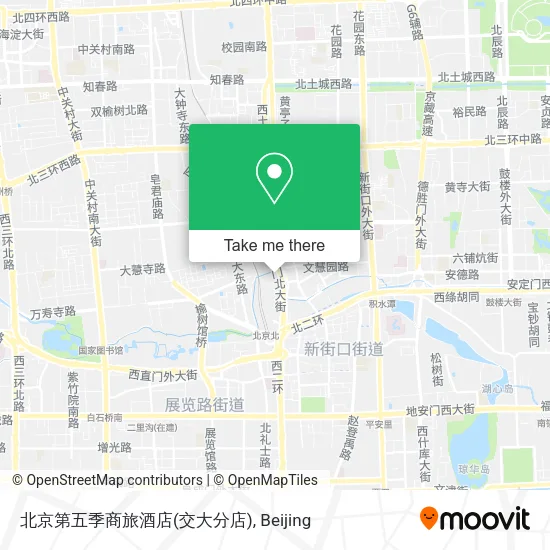 北京第五季商旅酒店(交大分店) map