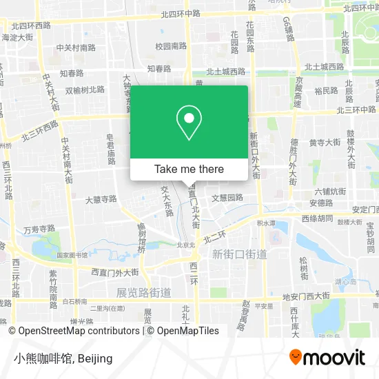 小熊咖啡馆 map