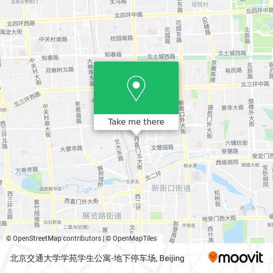 北京交通大学学苑学生公寓-地下停车场 map