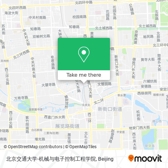 北京交通大学-机械与电子控制工程学院 map