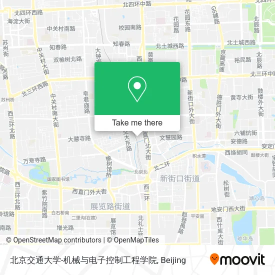 北京交通大学-机械与电子控制工程学院 map