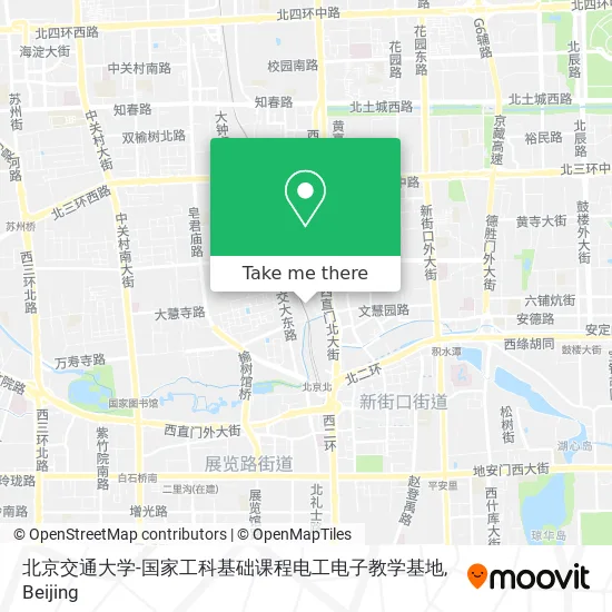 北京交通大学-国家工科基础课程电工电子教学基地 map