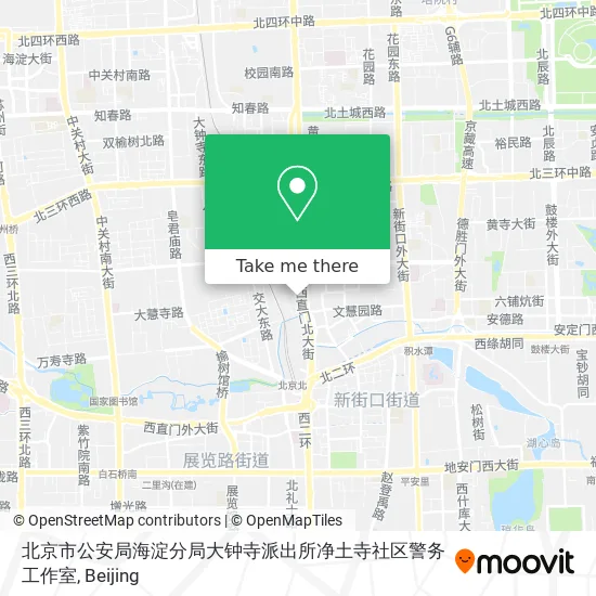 北京市公安局海淀分局大钟寺派出所净土寺社区警务工作室 map